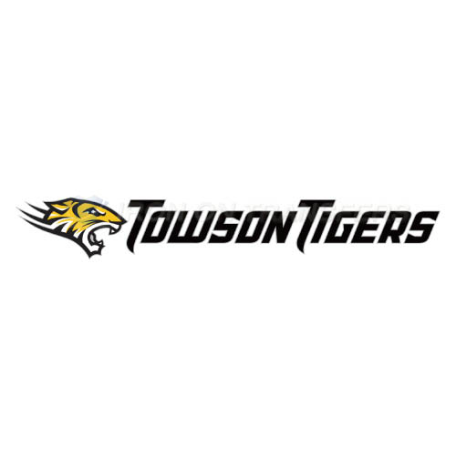 Towson Tigers Logo T-shirts Iron On Transfers N6580 - Click Image to Close